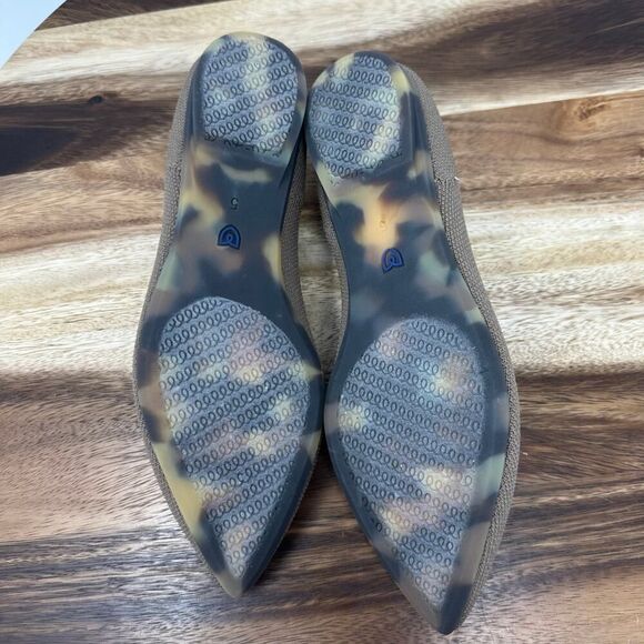 Rothy’s The Point II Brown and Leopard Ballet Flats Women’s Size 5 Shoes - Picture 6 of 10